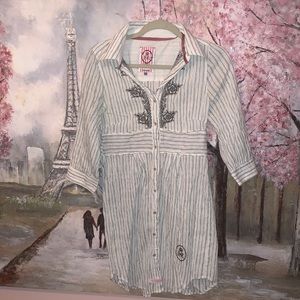 English Laundry English Rose Shirt Dress Size S